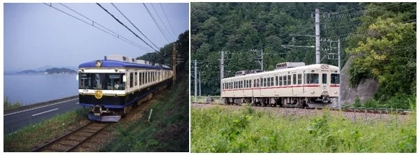 富士急行線と一畑電車の引退記念ポスター